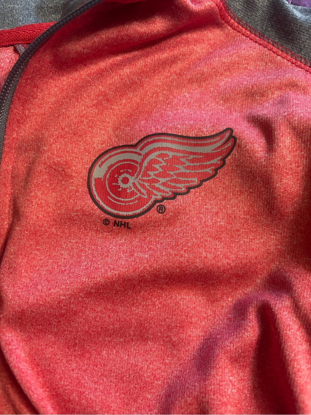 NHL Detroit Red Wings Quarter Zip Pullover Size Small - Picture 9 of 10